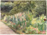 Max Liebermann, Der Nutzgarten in Wannsee nach Südosten, 1923, Oil on canvas