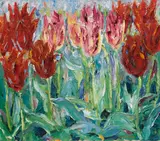 Emil Nolde, Tulpen, 1908, Oil on canvas