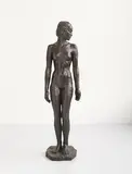Georg Kolbe, Junge Frau, 1926, Bronze with black brown patina