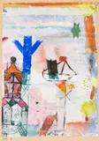 Paul Klee, Kleiner Dampfer, 1919, Watercolor over chalk priming on newsprint, ori...