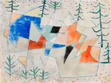 Paul Klee, Edelklippe, 1933, Watercolor