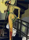 Rainer Fetting, Wendeltreppe Gelb (Susanne)
