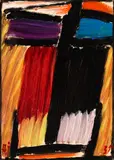 Meditation by Alexej von Jawlensky, 1935, Oil on canvas-structured paper, laminated on board, sold Jun 2021
