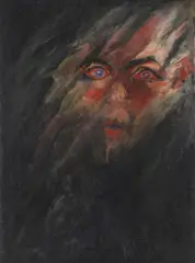 Walter Gramatté, Die große Angst, 1918, Oil on canvas