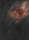 Walter Gramatté, Die große Angst, 1918, Oil on canvas
