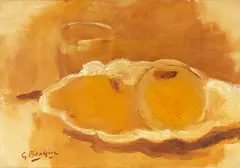 Georges Braque, Nature morte aux fruits, Um 1954, Oil on canvas