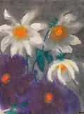 Emil Nolde, Violette und weiße Dahlien