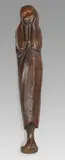 Die Tänzerin by Ernst Barlach, 1926, Bronze with dark brown patina, sold Jun 2021