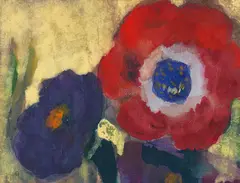 Anemonen by Emil Nolde, Um 1930/1935, Watercolor, sold Jun 2021
