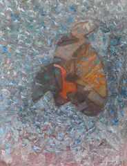 Ohne Titel by Max Ernst, 1953, Oil and gouache, sold Jun 2021