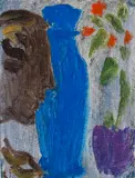 Stillleben: Profil einer Terrakottafigur by Alexej von Jawlensky, 1936, Oil on canvas, sold Jun 2021