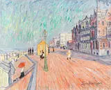 Theo von Brockhusen, Strandpromenade in Knokke
