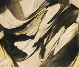 Karl Otto Götz, Ohne Titel, 1955, Mixed media on canvas