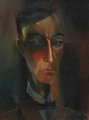 Carlo Mense, Selbstbildnis, 1918, Oil on canvas