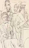 Max Beckmann, Die großen Kellner