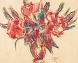 Rhododendron by Christian Rohlfs, 1923, Watercolor, sold Jun 2021