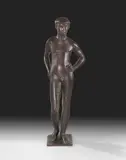 Gerhard Marcks, Stehender Jüngling, Arm eingestützt