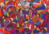 Adolf Hölzel, Ohne Titel, Um 1930, Pastel