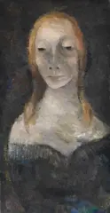 Otto Gleichmann, Frauenbildnis, 1926, Oil on canvas