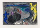 Le Songe du Capitaine Bryaxis by Marc Chagall, 1961, Lithograph in colors, sold Jun 2021