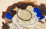 Georges Braque, La dorade, 1961, Oil and gouache on paper, laid on canvas