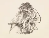 Emil Nolde, Wie Vögel, 1907, Lithograph