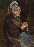 Max Liebermann, Holländerin mit weißer Haube