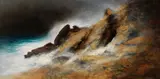 Karl Wilhelm Diefenbach, Stürmische Meeresbucht