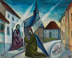 Anita Rée, Verkündigung, 1916/1919, Oil on canvas