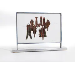 Marcel Duchamp, Neuf Moules Mâlic, 1937/38, Multiple. Heliotypes on celluloid, pochoir-colo...