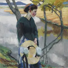 Edward Cucuel, Spätsommer, Um 1911, Oil on canvas