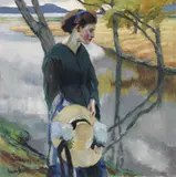 Edward Cucuel, Spätsommer, Um 1911, Oil on canvas