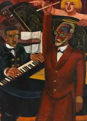 Prosper De Troyer, Erik Satie (Le prélude), 1925, Oil on canvas