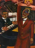 Prosper De Troyer, Erik Satie (Le prélude), 1925, Oil on canvas