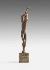 Kleine Daphne by Renée Sintenis, 1917/18, Bronze with red-brown patina. On marble base, sold Dec 2020