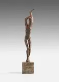 Kleine Daphne by Renée Sintenis, 1917/18, Bronze with red-brown patina. On marble base, sold Dec 2020