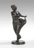 Franz von Stuck, Tänzerin, 1898, Bronze with black-brown patina