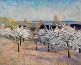 Theo von Brockhusen, Blühende Bäume (Baumblüte in Werder)