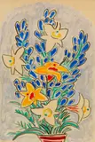 Gabriele Münter, Blumen, 1955, Oil on paper, laid on board