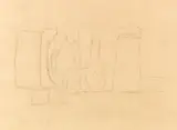 Giorgio Morandi, Natura morta, 1959, Pencil drawing