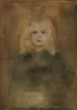 Franz von Lenbach, Marion Lenbach, Tochter des Künstlers, Um 1897, Oil on cardboard