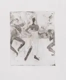 Emil Nolde, Junger Fürst und Tänzerinnen, 1918, Etching and aquatint