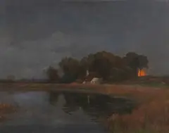 Carl Vinnen, Abend, 1897, Oil on canvas