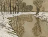 Max Clarenbach, Winter an der Erft