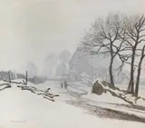 Max Clarenbach, Winterlandschaft bei Altastenberg