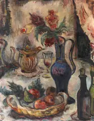 Otto Gleichmann, Stillleben, 1952, Oil on canvas
