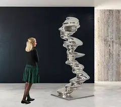 Tony Cragg, Ohne Titel, 2010, stainless steel