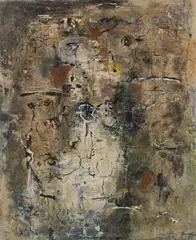 Emil Schumacher, Für Berlin, 1957, Mixed media on canvas