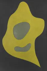 Gurife II by Jean Arp, 1954, Relief. Cardboard and Pavatex, painted. On panel, sold Dec 2020
