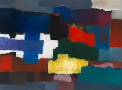 Fritz Winter, Hell einfließend, 1965, Oil on canvas
